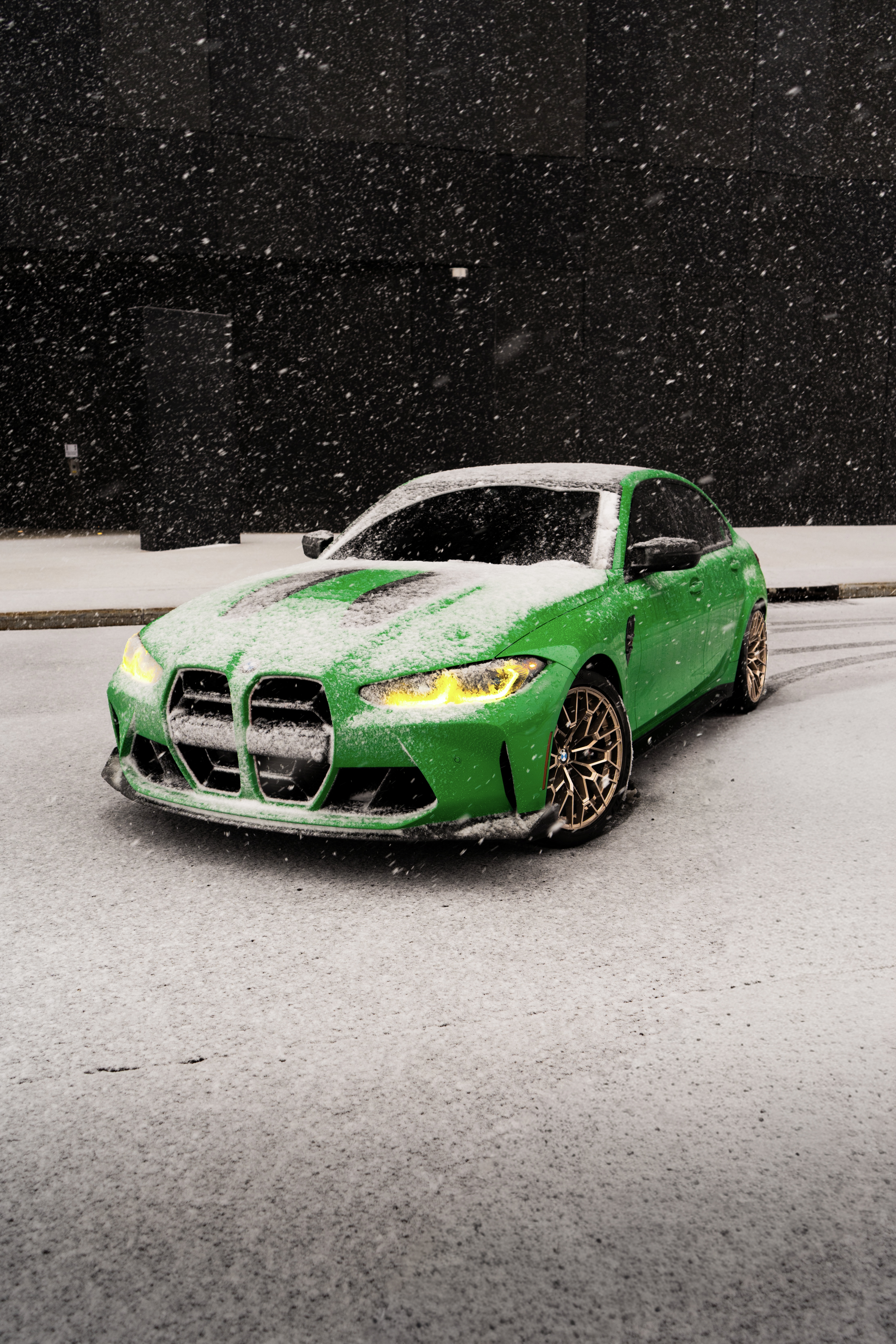 BMW M3 CS Signal Green