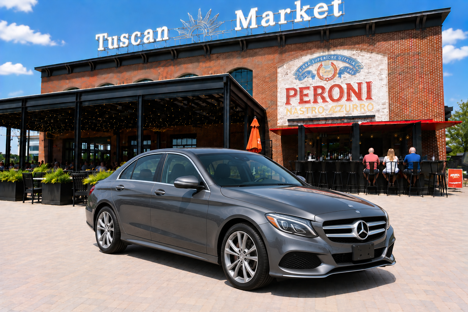Gray Mercedes-Benz C 300