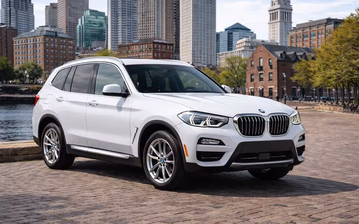 White BMW X3