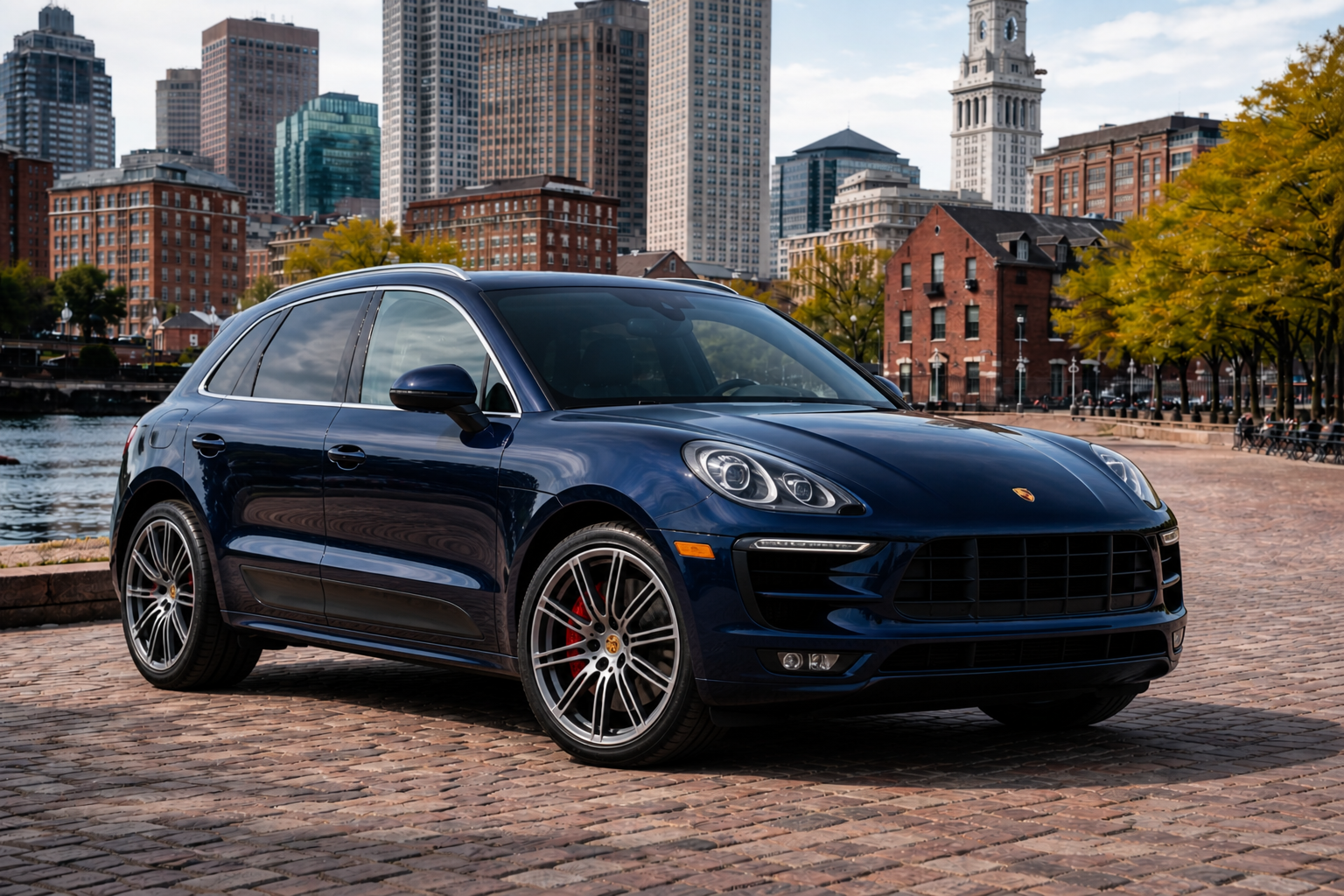 Beige Porsche Macan