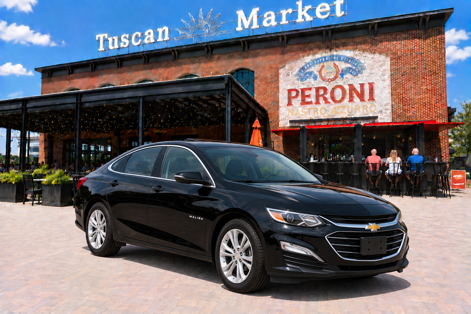 Black Chevrolet Malibu