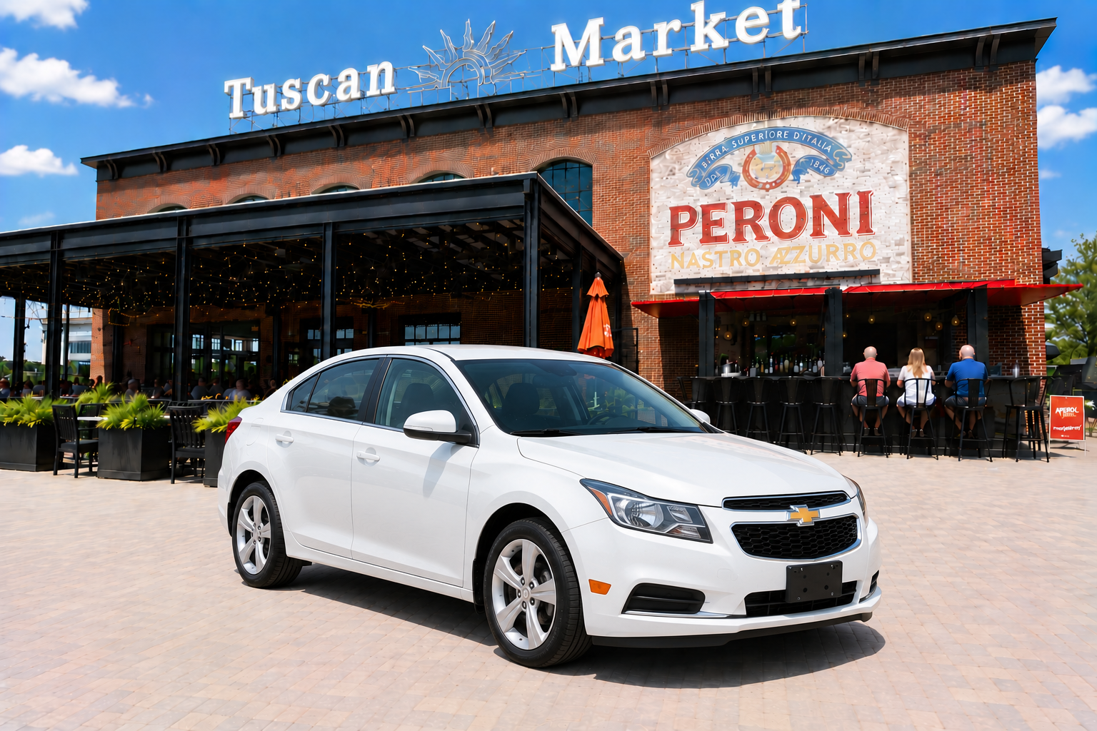 White Chevrolet Cruze