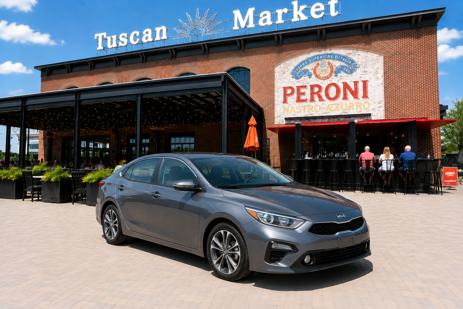 Gray Kia Forte