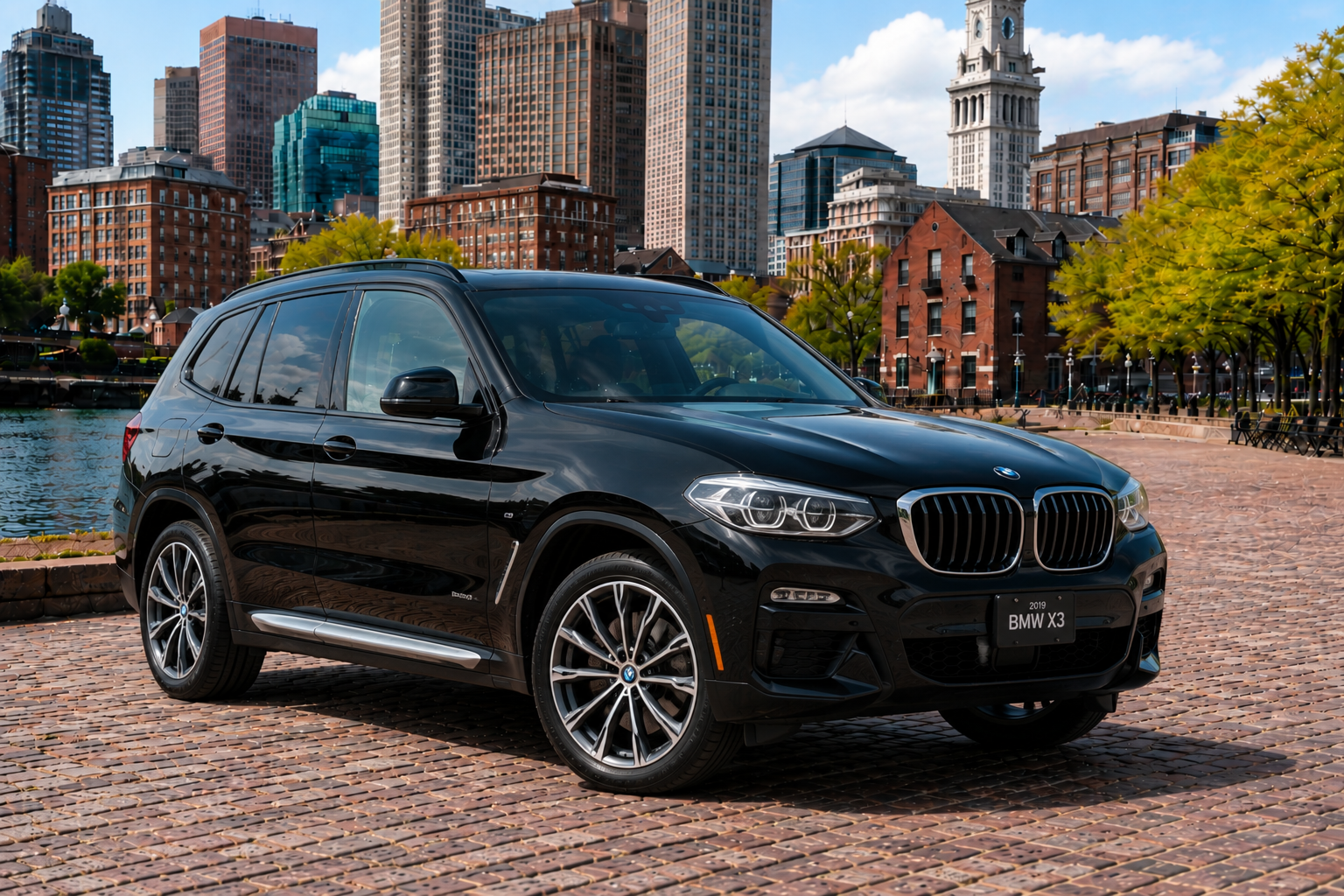 Black BMW X3