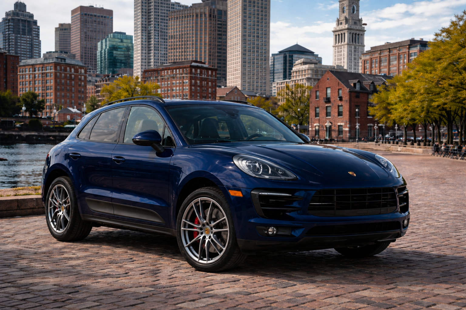 Beige Porsche Macan