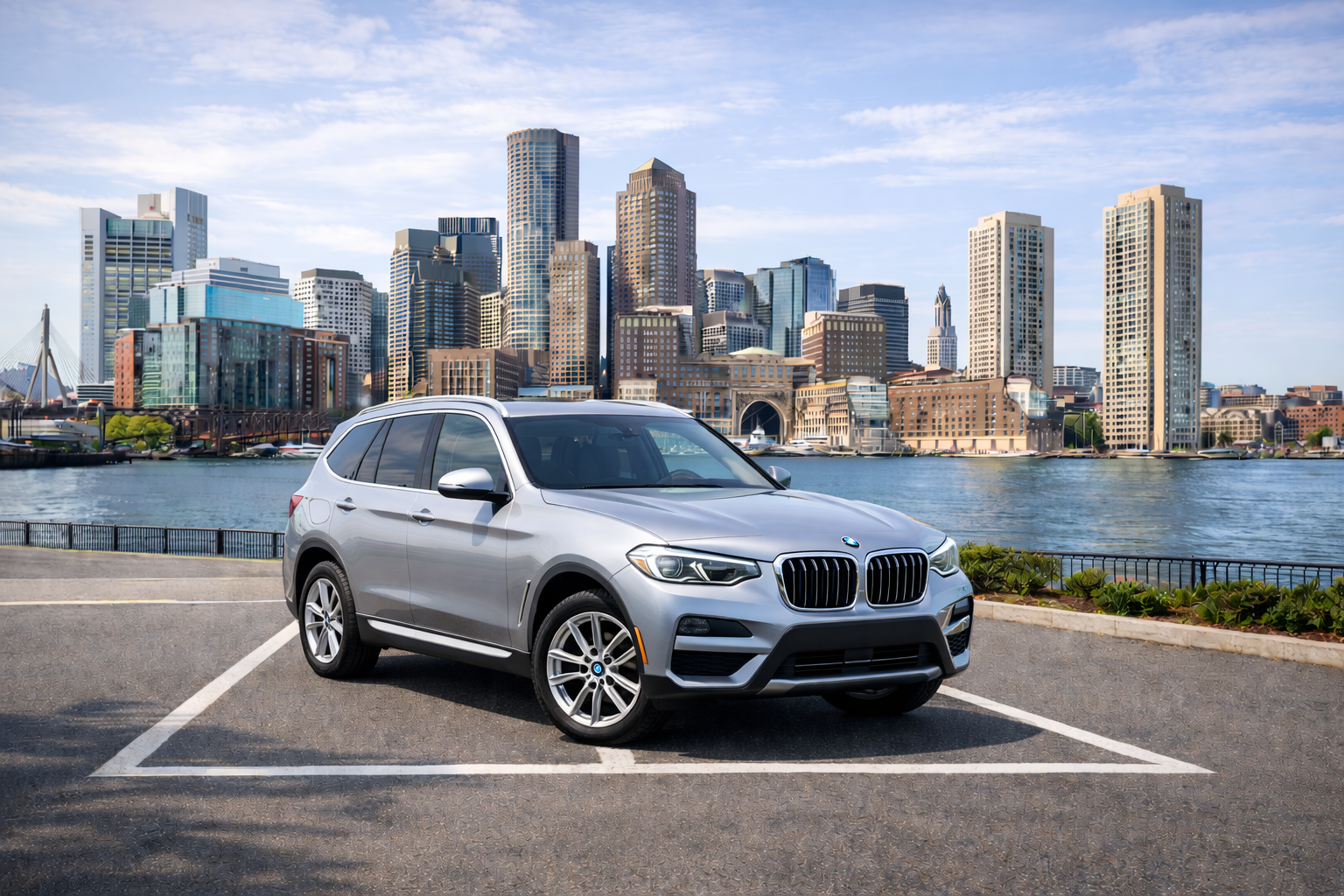 Silver BMW X3