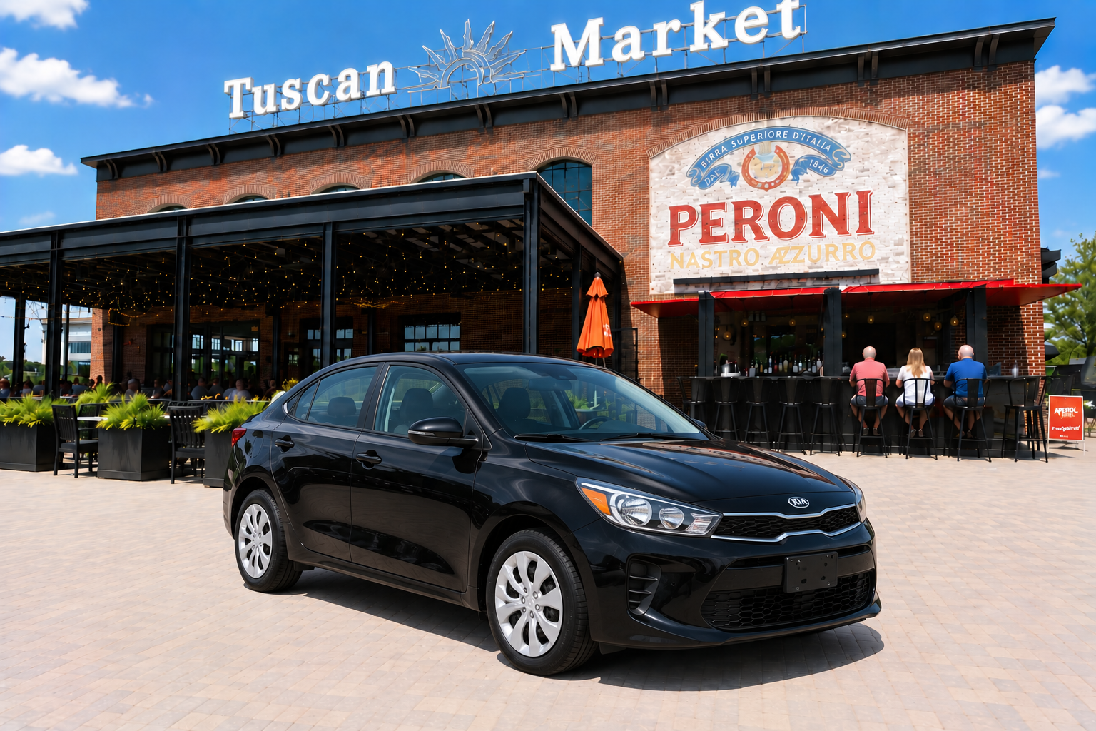 Black Kia Rio
